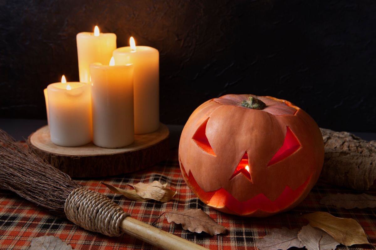 Halloweeni gyertyák