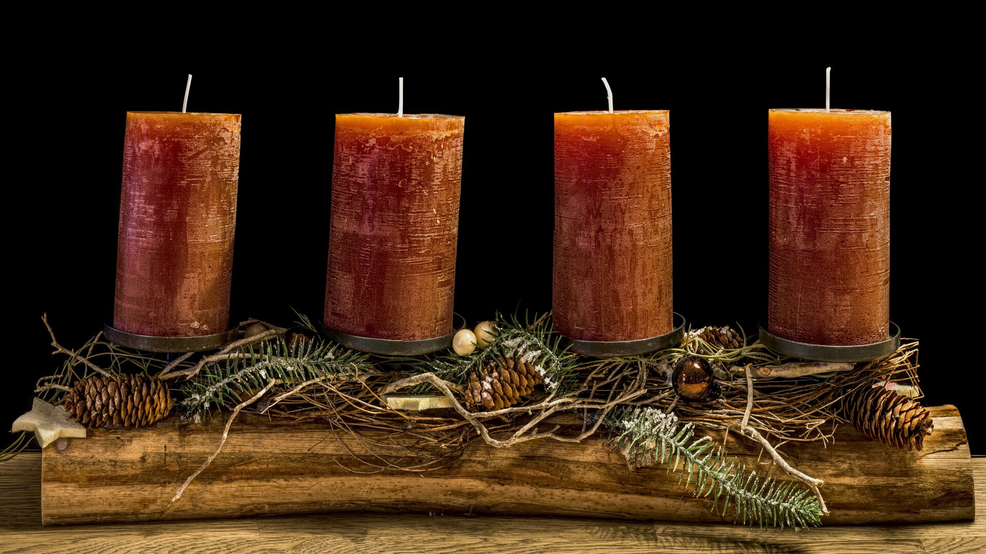 Díszgyertyák adventre